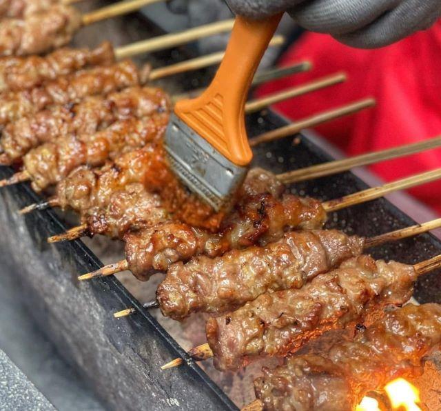 Thịt xiêng nướng - Ảnh sưu tầm