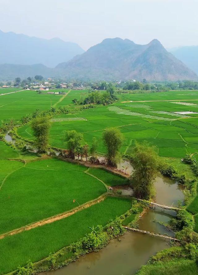 Vẻ đẹp yên bình ở Bản Lác Mai Châu - Ảnh sưu tầm