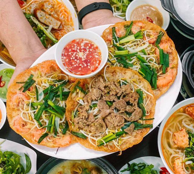 Bánh xèo tôm nhảy Quy Nhơn - Ảnh từ Gà Bông Foodie