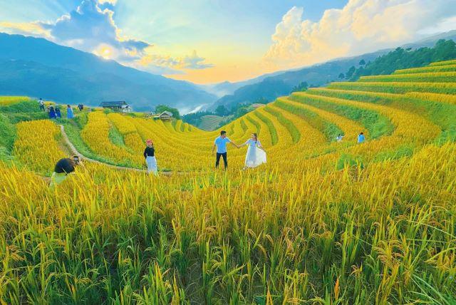 Yên Bái vào mùa lúa chín - Ảnh từ Thái Dương