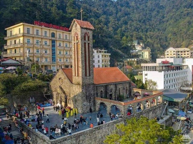 Nhà thờ Đá cổ Tam Đảo - Ảnh từ Bắc Ninh City