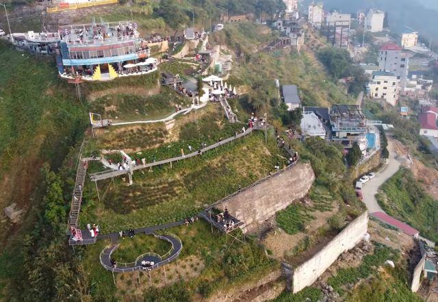 Tháp truyền hình Tam Đảo - Ảnh sưu tầm