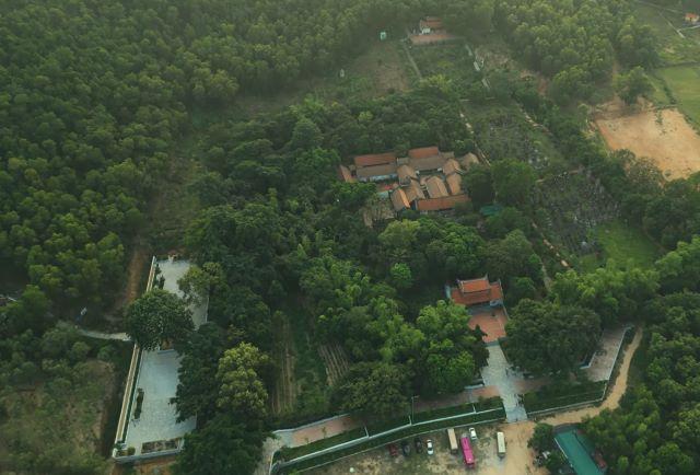 Chùa Bổ Đà từ trên cao - Ảnh sưu tầm