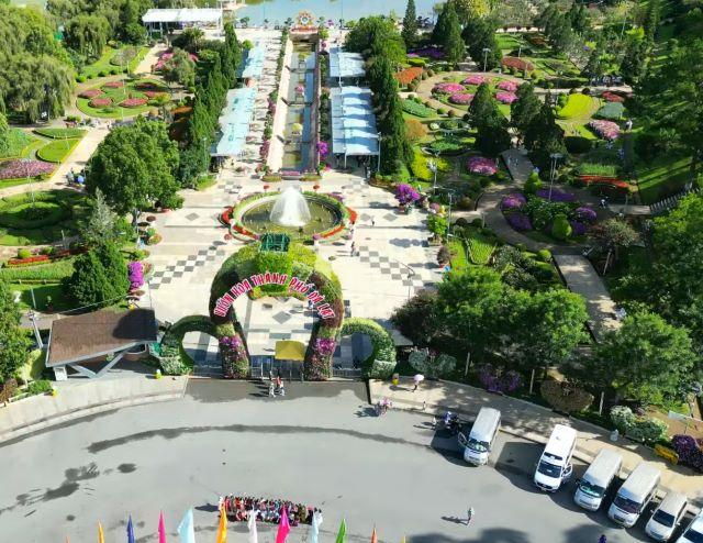 Vườn hoa Thành phố Đà Lạt - Ảnh sưu tầm