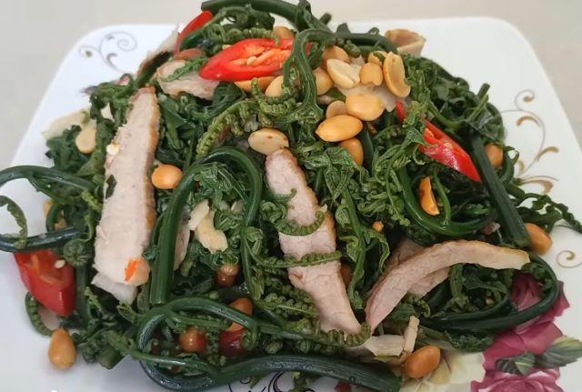 Nộm rau dớn - Ảnh từ Bếp Của Em