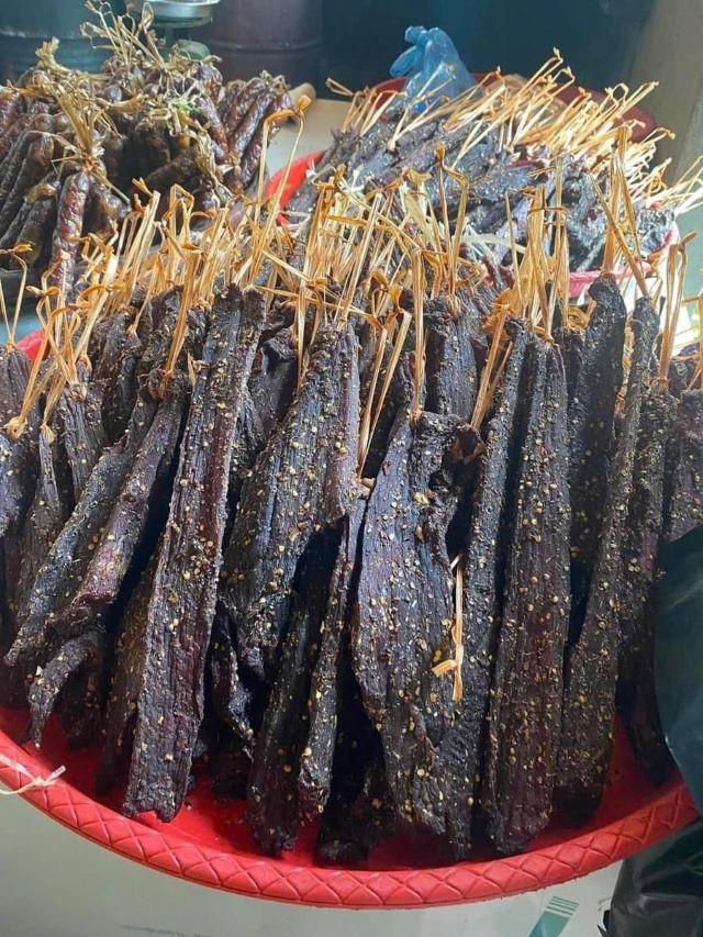 Thịt gác bếp Tây Bắc - Ảnh từ Thu Huyền Thịt Sấy