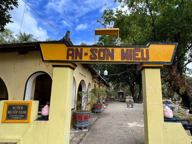 Miếu bà Phi Yến hay còn được gọi là An Sơn Miếu - Ảnh sưu tầm