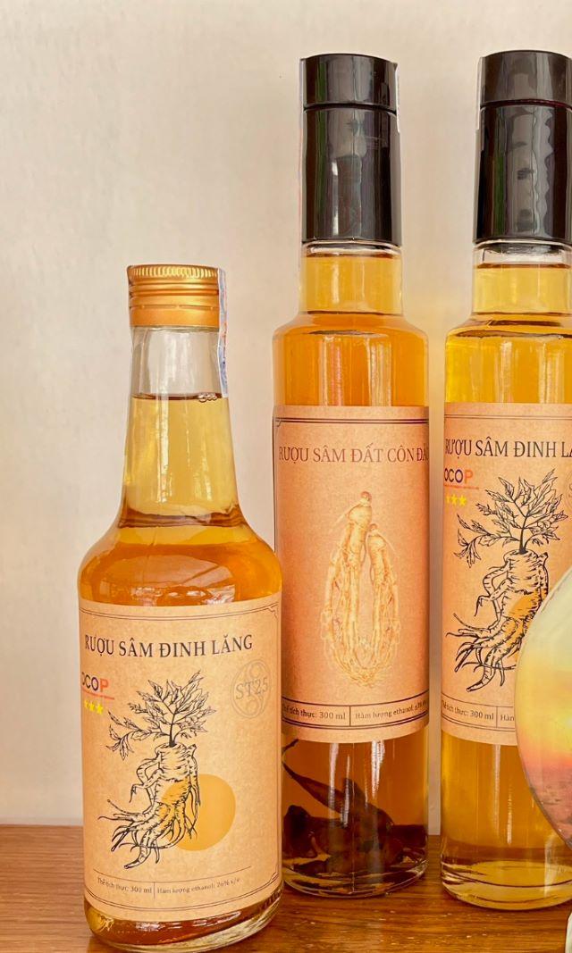 Rượu sâm đất - Ảnh sưu tầm