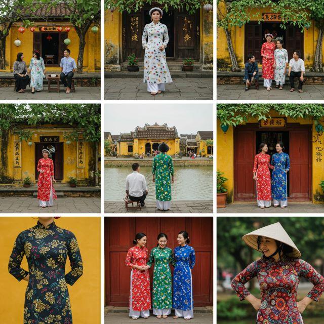 Trải nghiệm thuê áo dài, chụp ảnh check in tại phố cổ