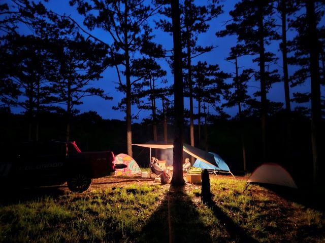 Cắm trại tại VQG Bidoup Núi Bà cũng là một trải nghiệm khá thú vị - Ảnh từ Vinh Nguyễn