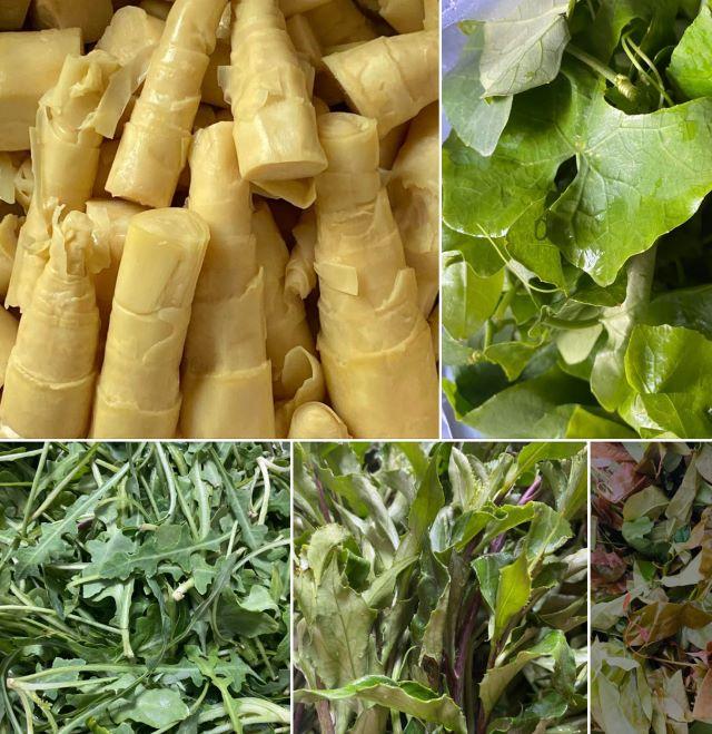 Thưởng thức các loại rau rừng và măng rừng - Ảnh sưu tầm