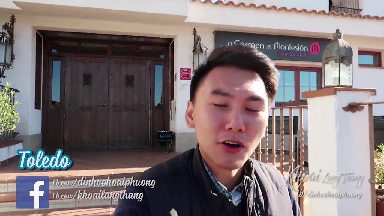 Xe bắt đầu hành trình tiến vào trung tâm thành phố cổ Toledo, Tây Ban Nha.