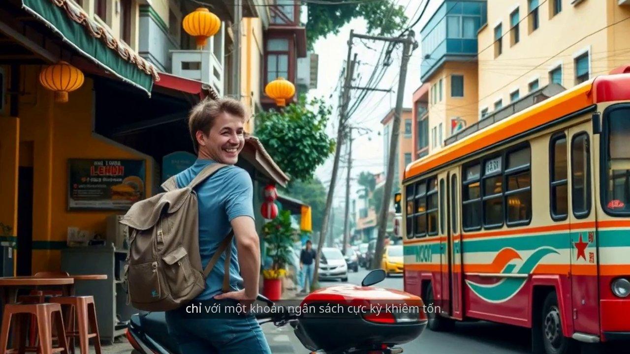Một chiếc xe khách giường nằm đang chạy trên đường cao tốc.