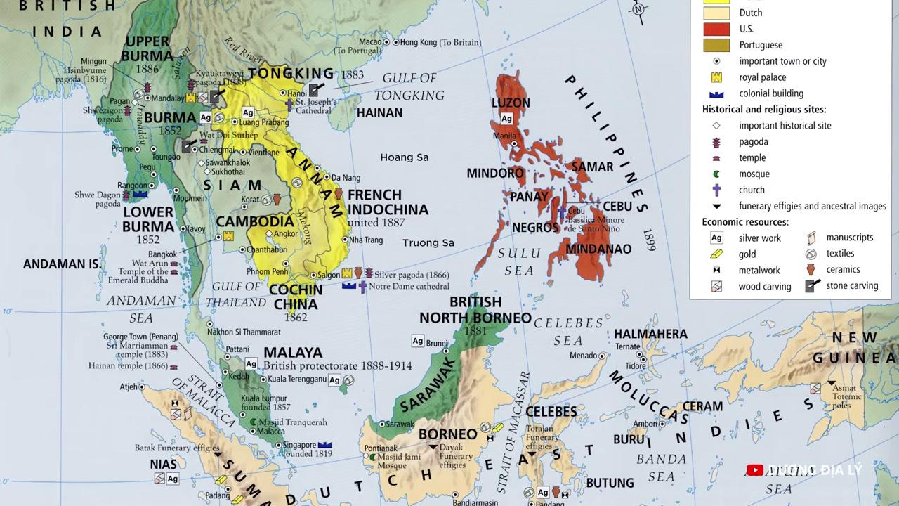 Hình ảnh minh họa về lịch sử giữ nước độc lập của Thái Lan trước các cường quốc châu Âu.