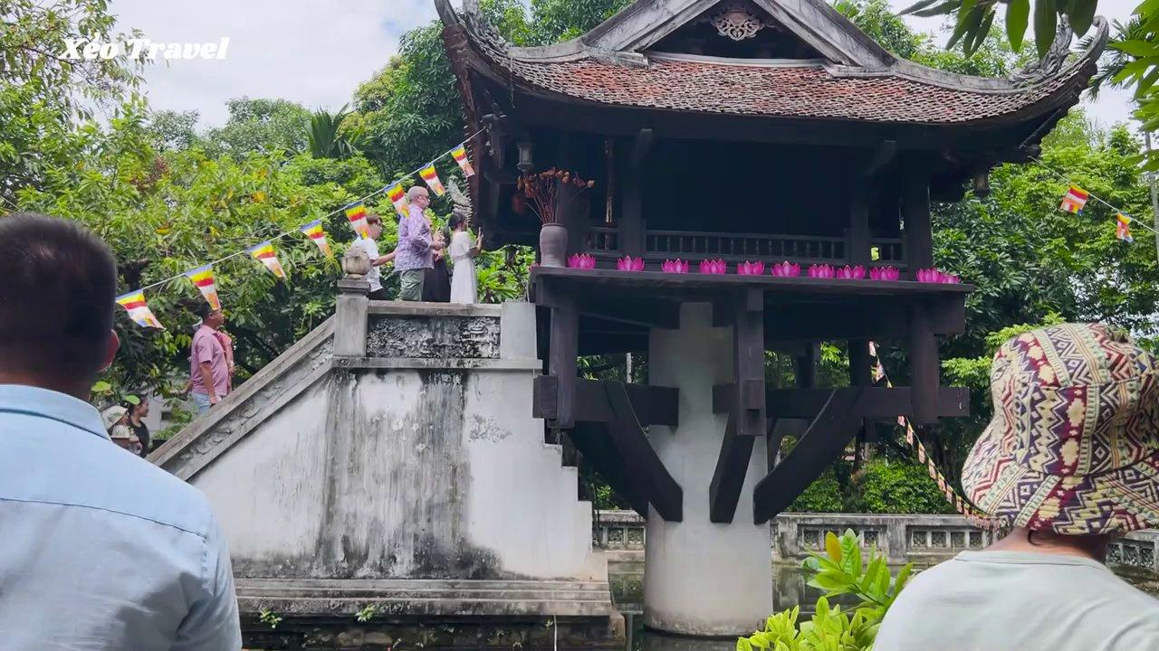 Chùa Một Cột – kiến trúc độc đáo hình đóa sen, biểu tượng văn hóa của Thủ đô Hà Nội.